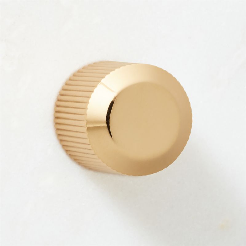 Orvietto Unlacquered Brass Knob 1'' - image 3 of 5