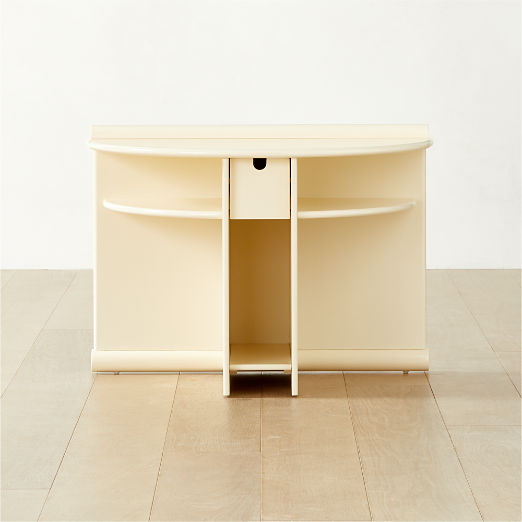 Osoppo Ivory Lacquered Nightstand by Gianfranco Frattini