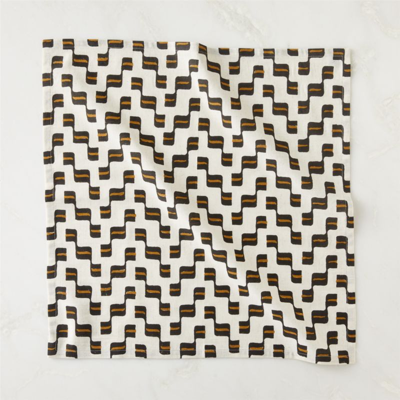 Osric Block Print Cloth Napkin - image 1 of 5