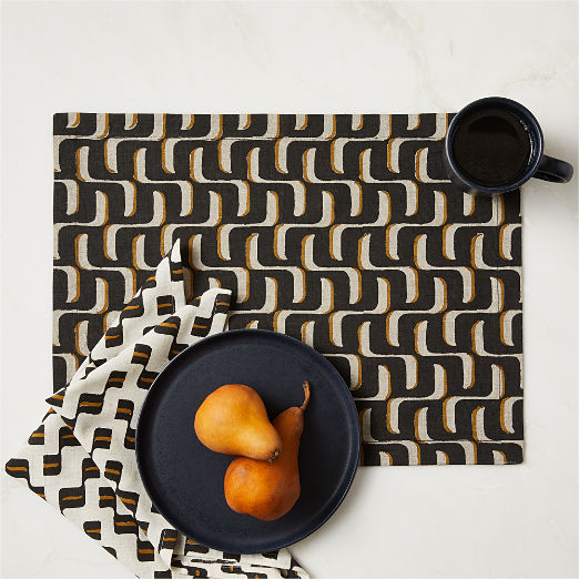 Osric Block Print Cloth Napkin