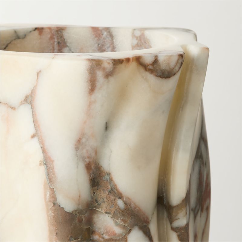 Otalora Cocoa Marble Pillar Candle Holder Large - image 3 of 7