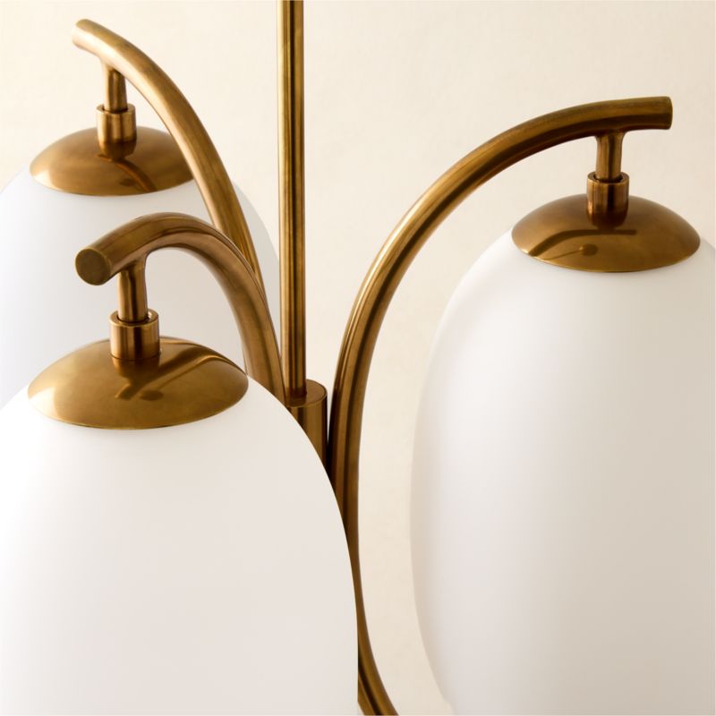 Ovate Glass Pendant Light 17.7" - image 2 of 7