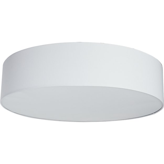 Oversized Drum Flush Mount Light Reviews Cb2