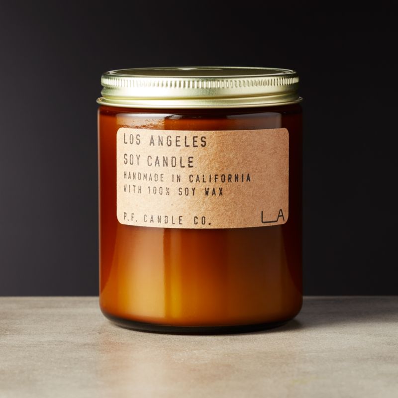 P F Candle Co Los Angeles Soy Candle 7 2 Oz Reviews Cb2