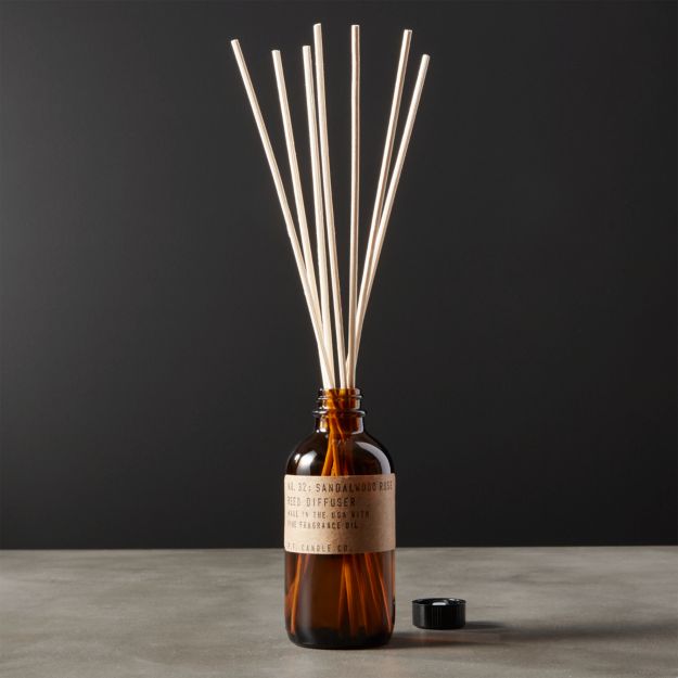 P.F. Candle Co. Sandalwood Rose Reed Diffuser + Reviews CB2