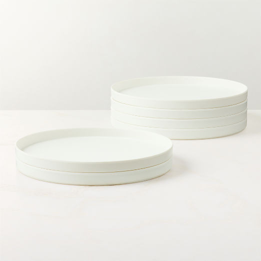 Palacio White Melamine Dinner Plates Set of 6