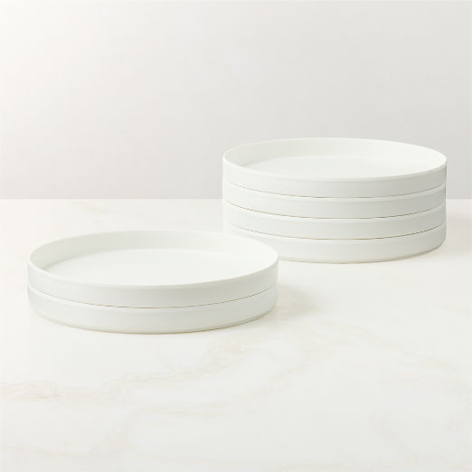 Palacio White Melamine Salad Plates Set of 6