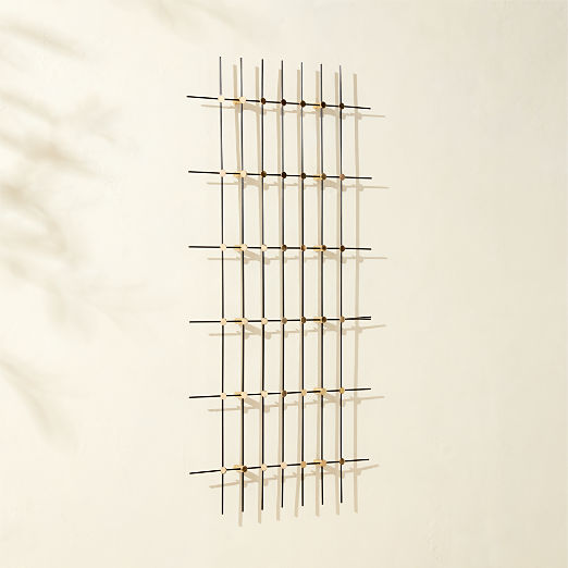 Palet Polished Brass Indoor/Outdoor Trellis