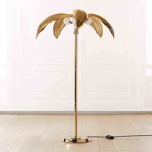 Palm Brass Floor Lamp Reviews Cb2, Best Brass Floor Lamps