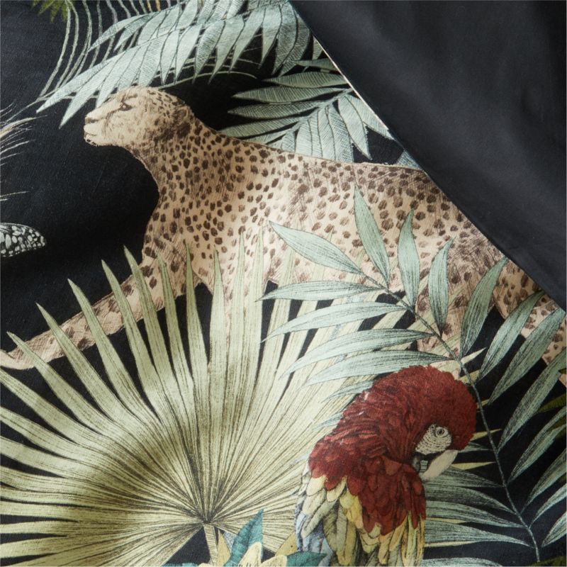 Palm Grove Linen King Duvet Cover by Matthew Williamson - image 3 of 6