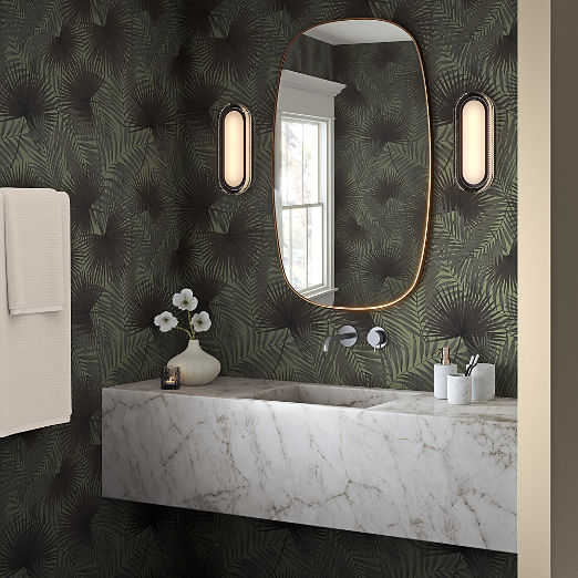 Palm Leaf Green Wallpaper