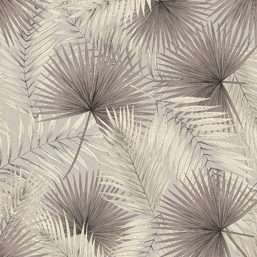 Palm Leaf Wallpaper Neutral