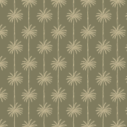 Palm Trees Green Wallpaper
