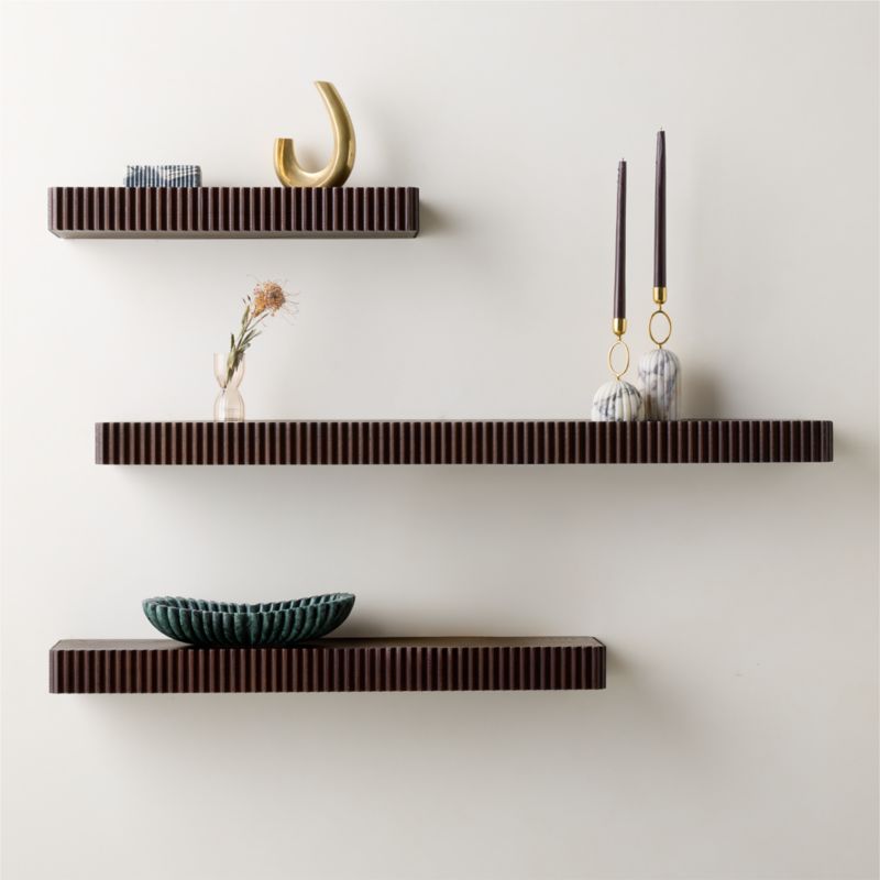 Palmer Dark Oak Wall Shelf 36" - image 4 of 5