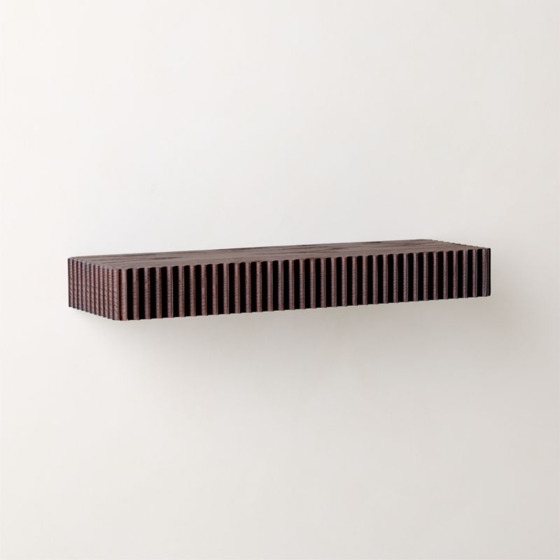 Palmer Dark Oak Wall Shelf 24" - image 3 of 5