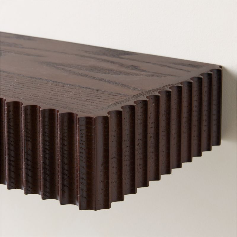 Palmer Dark Oak Wall Shelf 36" - image 1 of 5