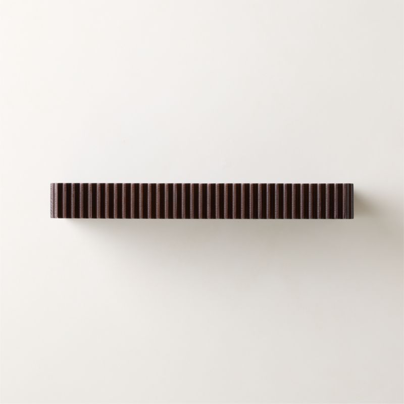 Palmer Dark Oak Wall Shelf 24" - image 2 of 5
