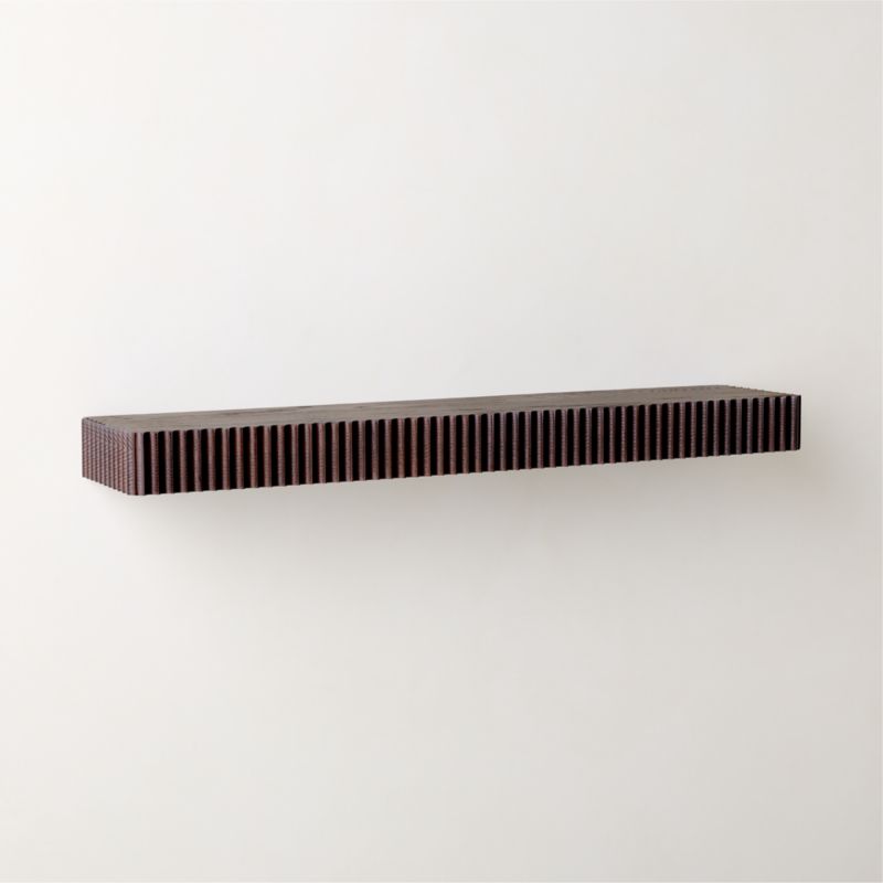 Palmer Dark Oak Wall Shelf 36" - image 2 of 5