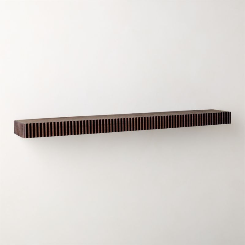 Palmer Dark Oak Wall Shelf 48" - image 2 of 5