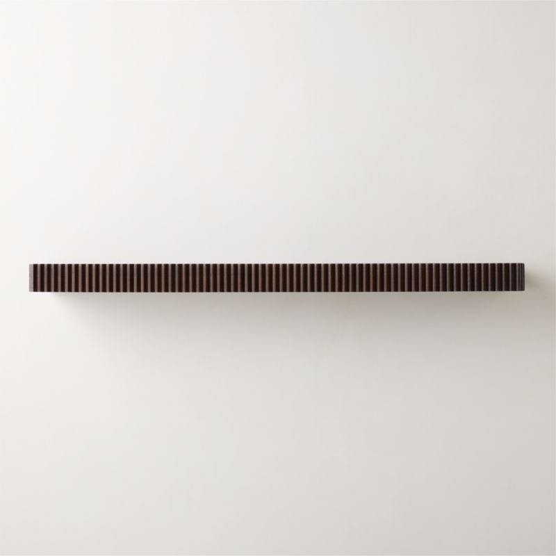 Palmer Dark Oak Wall Shelf 48" - image 3 of 5