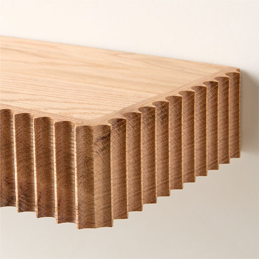 Palmer Natural Oak Wall Shelf