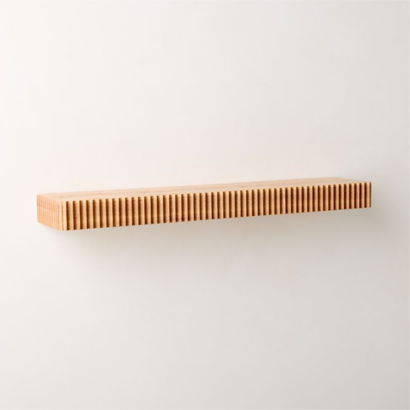 Palmer Natural Oak Wall Shelf 36" - image 3 of 5