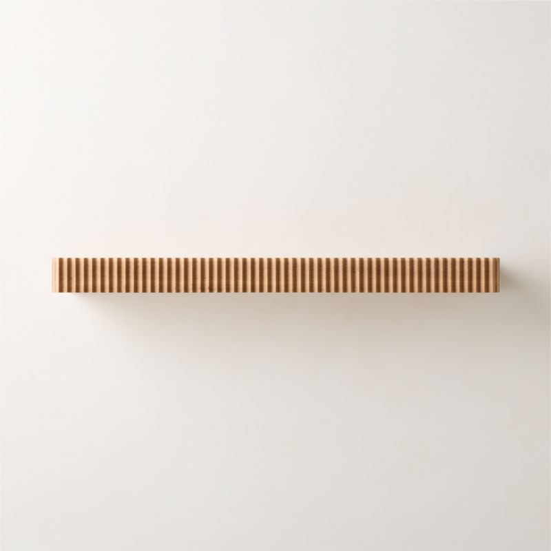 Palmer Natural Oak Wall Shelf 36" - image 2 of 5