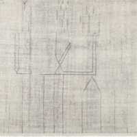 Palos Hand-Knotted Cool Grey and Warm White New Zealand Wool Rug Swatch 12"x12"