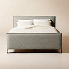 Forte Queen Bed with Natural Base Hartman Tuxedo