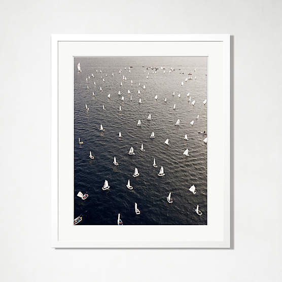 Paper Planes' Photographic Print in White Frame 25.75"X21.75"