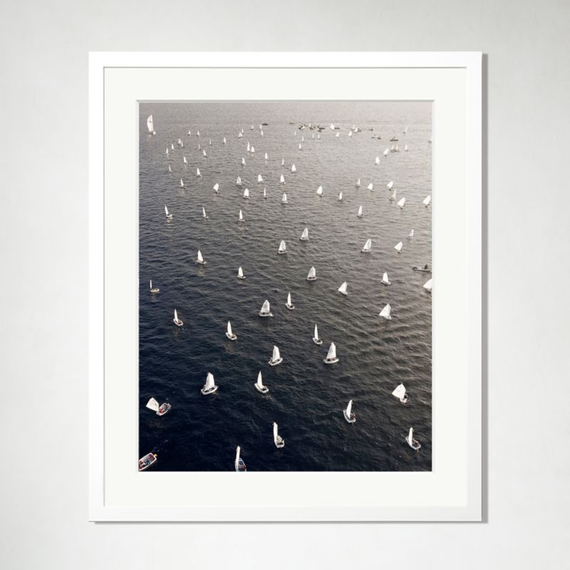 Paper Planes' Photographic Print in White Frame 21.75"X17.75" - image 1 of 4