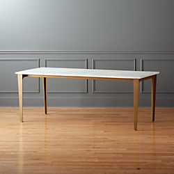 Unique Modern Dining Tables Cb2 Paradigm 80 Dining Table