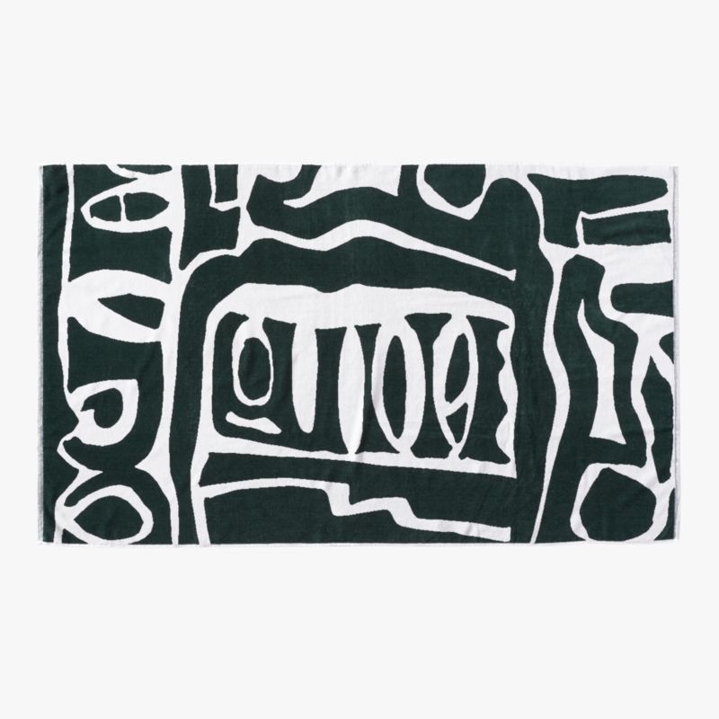View Parc Organic Cotton Green Beach Towel by Ross Cassidy details
