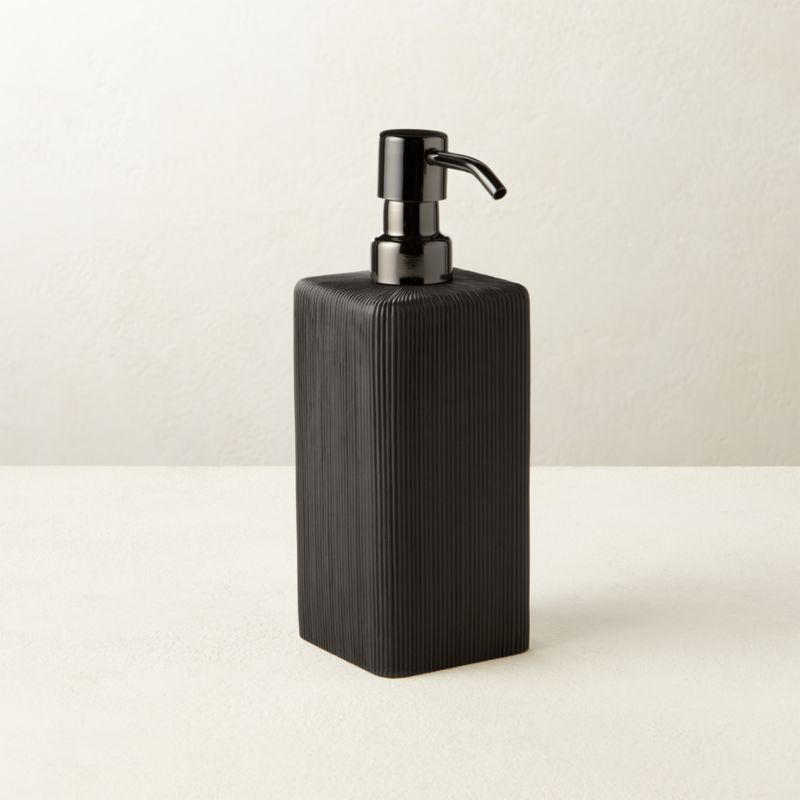 Black Soap Dispenser