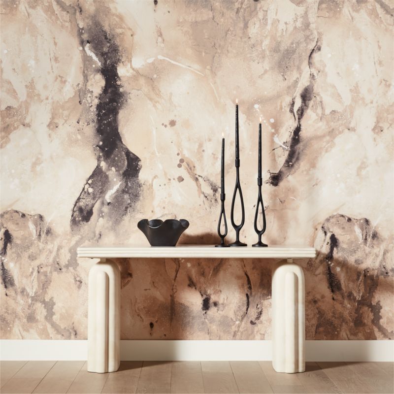 Paria Plaster Brown Wallpaper - image 0 of 2