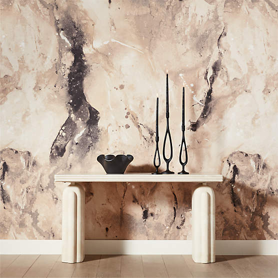 Paria Plaster Brown Wallpaper