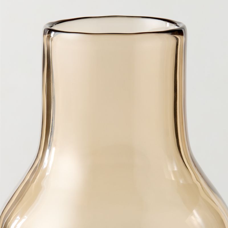 Parlor Amber Cased Glass Vase by Todd Snyder - image 2 of 6