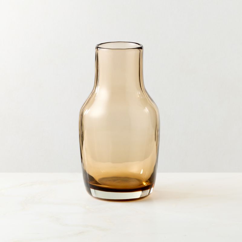 Parlor Amber Cased Glass Vase by Todd Snyder - image 3 of 6