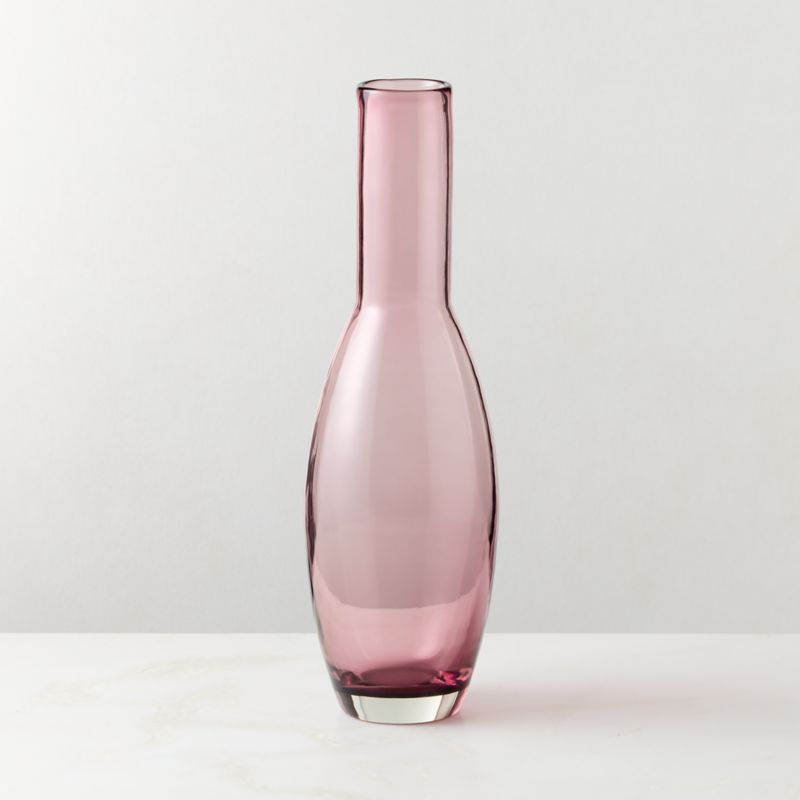 Parlor Purple Amethyst Cased Glass Vase by Todd Snyder - image 3 of 5