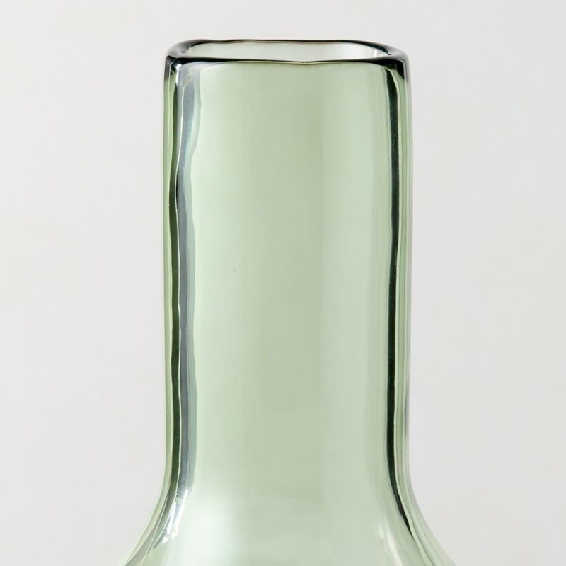 Parlor Green Cased Glass Vase by Todd Snyder - image 2 of 6