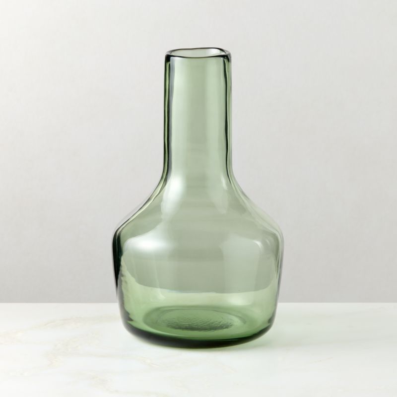 Parlor Green Cased Glass Vase by Todd Snyder - image 3 of 6
