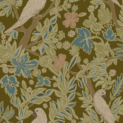 Bahia Green Wallpaper