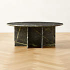 Estelle 66" Oval White Resin Coffee Table