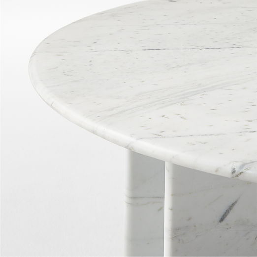 Pasar White Marble Coffee Table