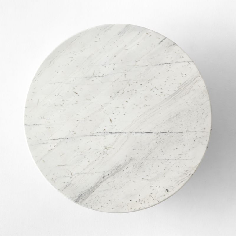 Pasar White Marble Coffee Table - image 6 of 7