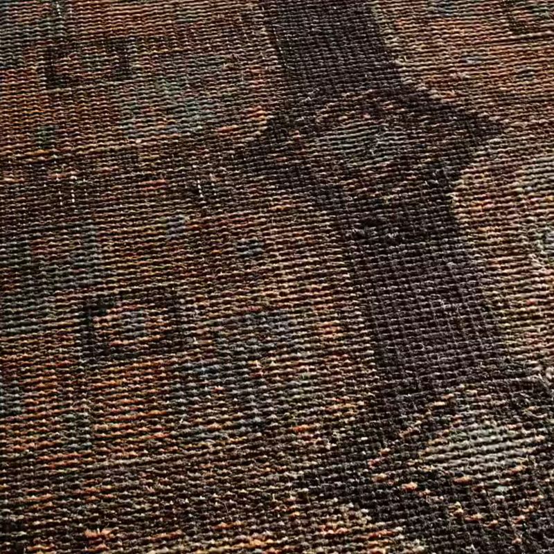 Pascala Hand-Knotted Black Wool Runner Rug 2.5'x8'