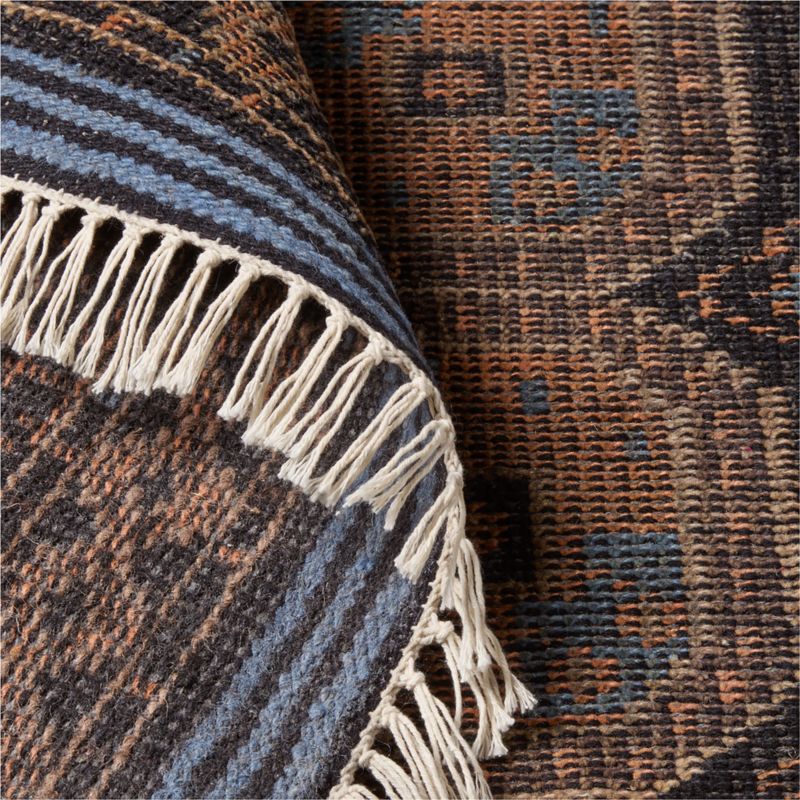 Pascala Hand-Knotted Black Wool Runner Rug 3.5'x12' - image 3 of 6
