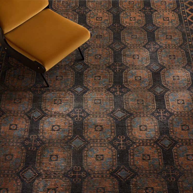 Pascala Hand-Knotted Black Wool Area Rug 9'x12' - image 4 of 8
