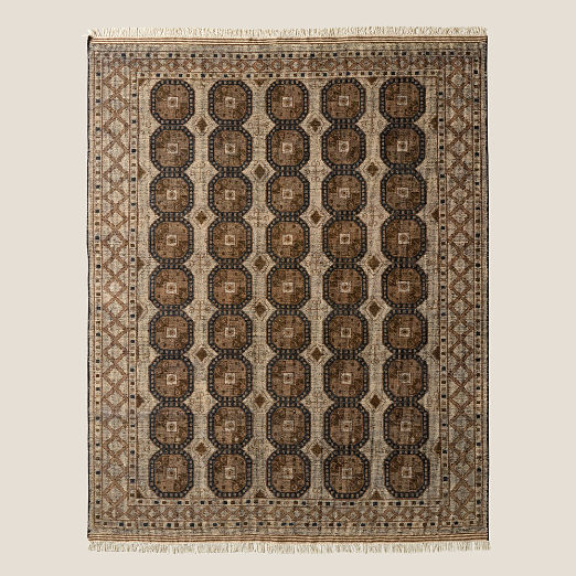 Pascala Hand-Knotted Taupe Wool Area Rug