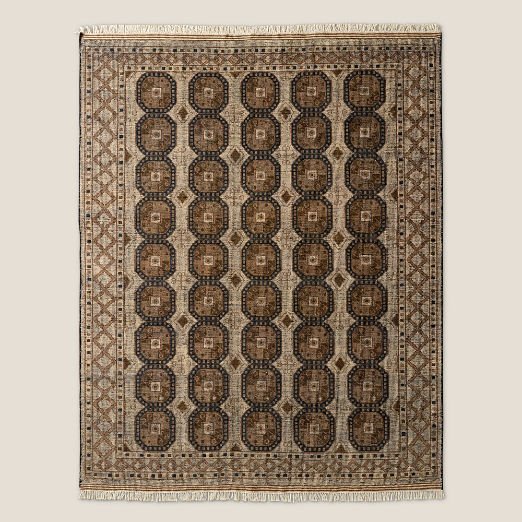 Pascala Hand-Knotted Taupe Wool Area Rug